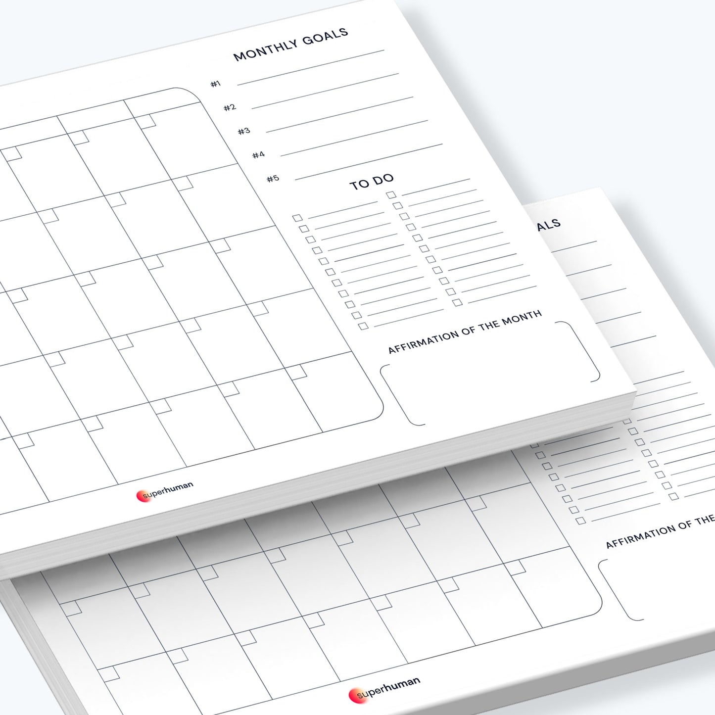 4-Year Monthly Desk Calendar