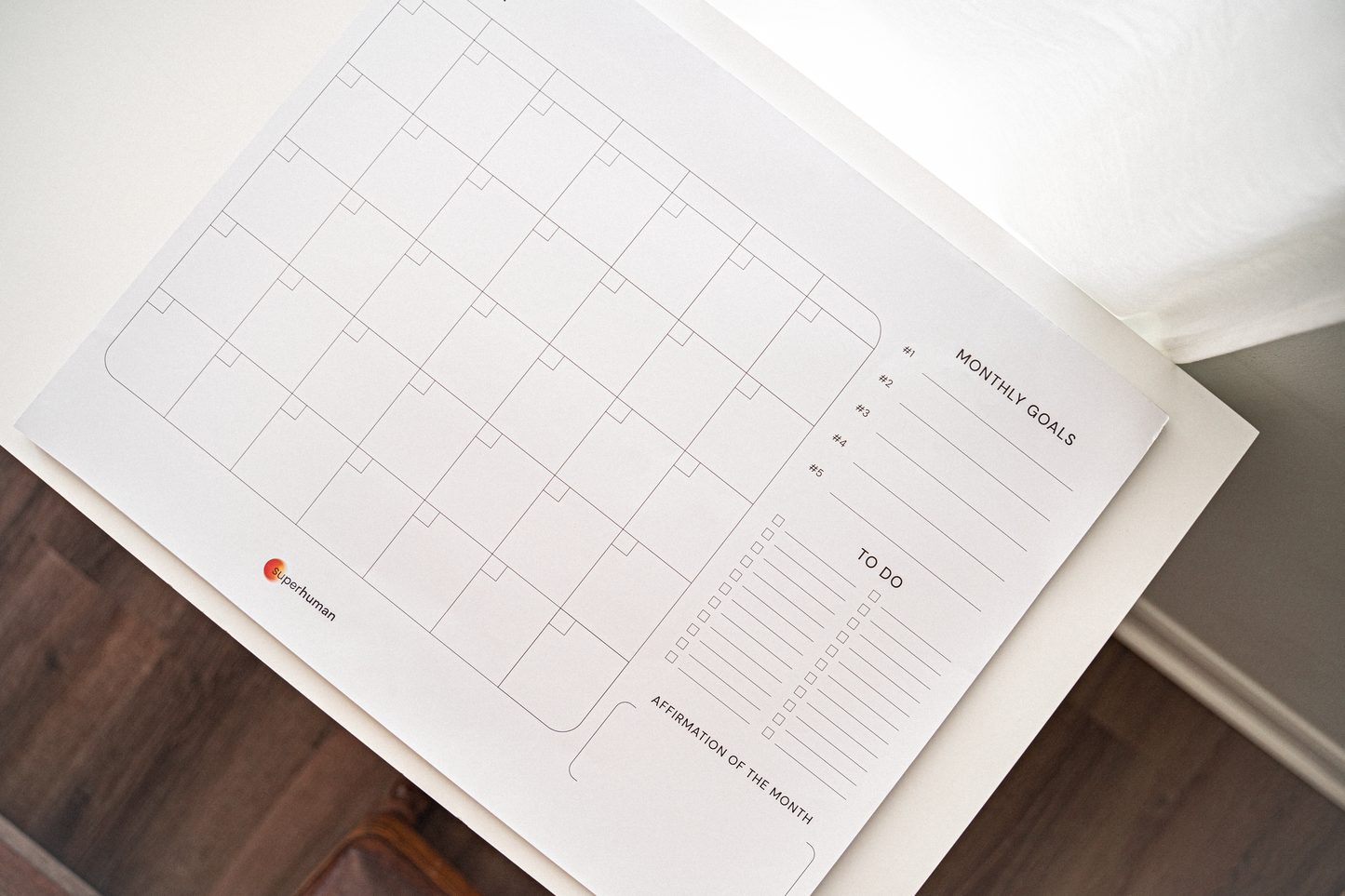 4-Year Monthly Desk Calendar