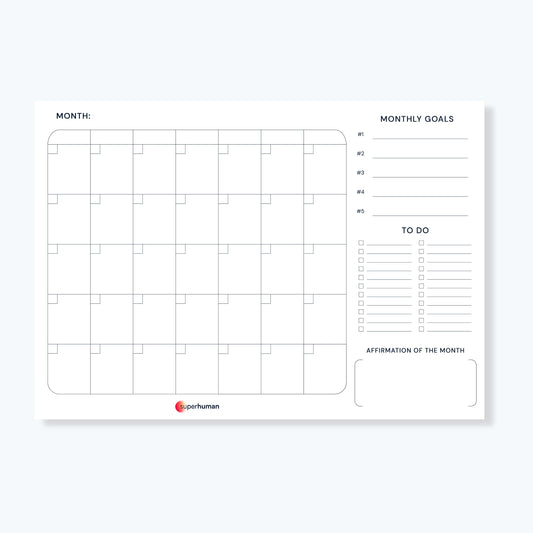 4-Year Monthly Desk Calendar